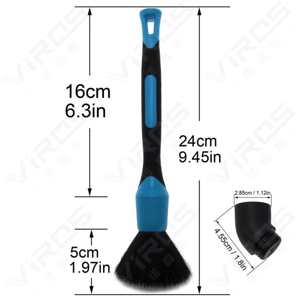 Brush de tapicería de automóviles de microfibra para limpieza interior