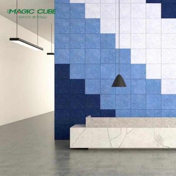 9mm Thickness Polyester Fiber Acoustic Panel For Interior Wall Design