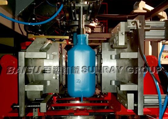 Electric Plastic Blow Molding Machine , Plastic Jar Making Machine SIEMENS Motor Driven SRB70D-1