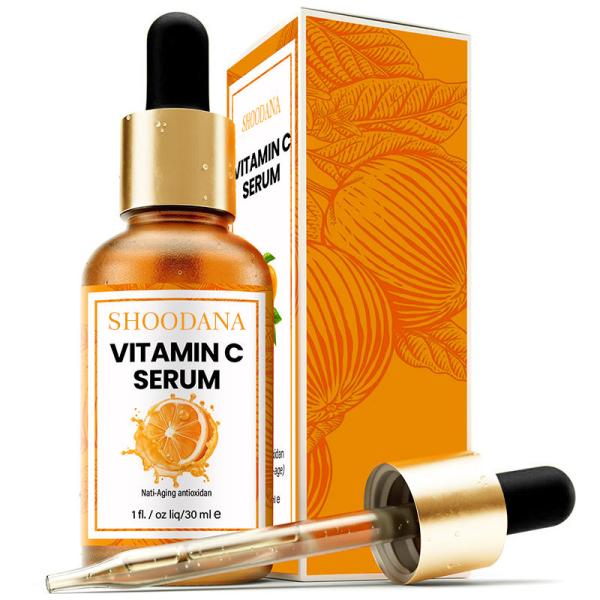 Sérum à la vitamine C OEM Cosmétique Acide Hyaluronique Acide Aminé Vitamine E Sérum Visage Hydratant