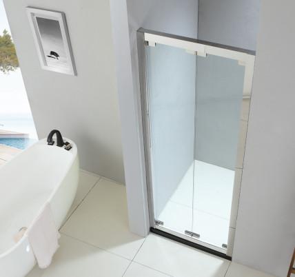 Foldable shower enclosure 800*800mm with 304 stainless steel & tempered clear glass