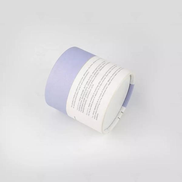 Custom Cardboard CMYK Printing Paper Tube Cosmetic Packaging For Cosmetic Serum