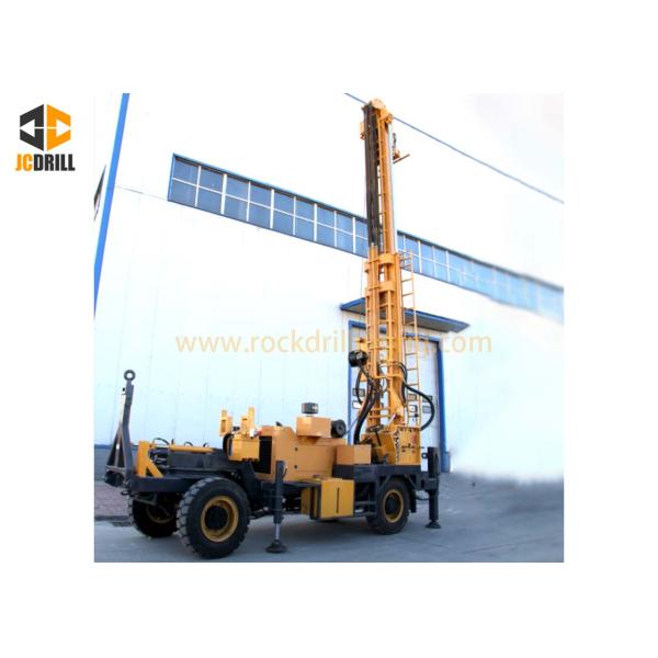 4.5m Drill Pipe Length Water Well Drilling Rig 400m Deep Trailer Mounted Drilling Machine