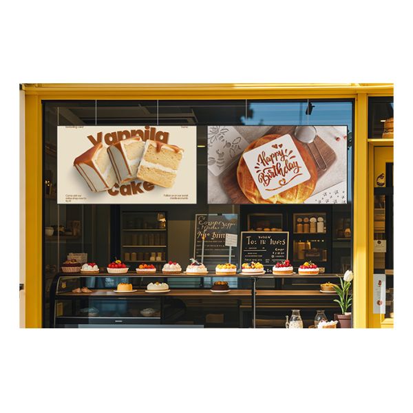 Indoor KFC Android LCD Menu Display for Restaurant Tea Cafe Digital Signage