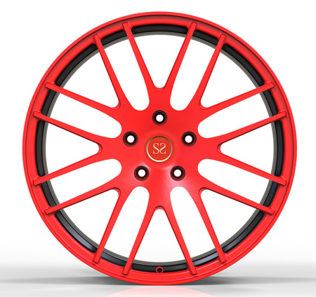 Custom Black Wheels Forged Rims Monoblock 21inch Staggered For BMW Mercedes Concave