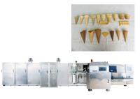 Cornet de crème glacée croquant semi automatique faisant à machine l'équipement d'acier inoxydable