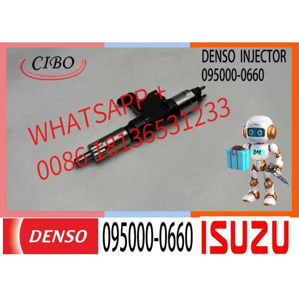 Injetor de combustível 095000-0660 / 0950000660 / 8-98284393-0 para 2001-2007 Isuzu NPR NPR-HD 4HK1 4.8L 5.2L