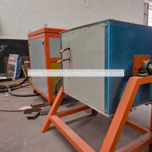 WDL-DM-120  Induction IGBT  300KG Industrial Aluminum Melting Furnace