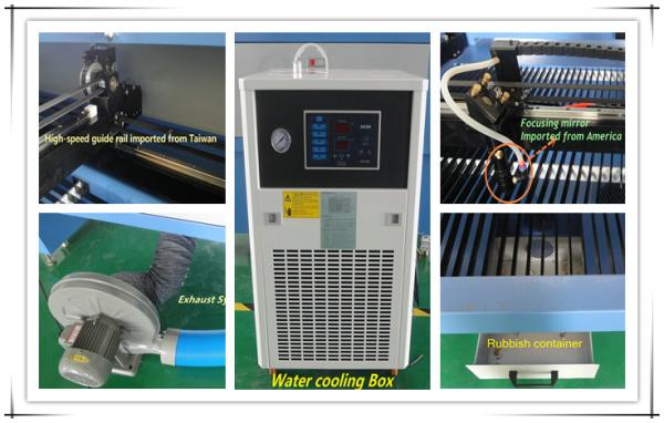Laser Cutter Water Cooling CO2 Laser cutting Leather Machine Stable Performance and use for all non-metal material