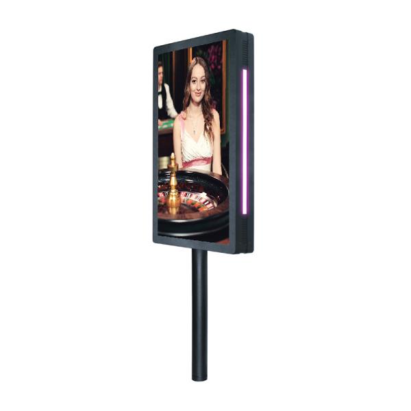 27'' LCD VESA 300cd/M² Casino Double Screen Horizontal With LED Model viewing angle
