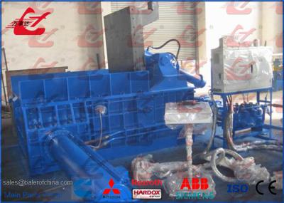 Aluminum Brass Steel Baling Press Machine , PLC Control Scrap Metal Recycling Machine