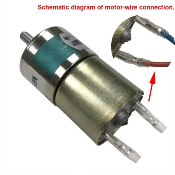 37mm Diameter Gearbox Large Torque Reduction Motor Durable for Long Time 12V 150rpm