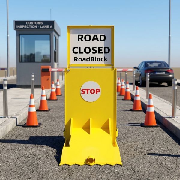PAS68 Crash Rated Mobile Vehicle Barrier with Modular Design and 60-Ton Load Capacity