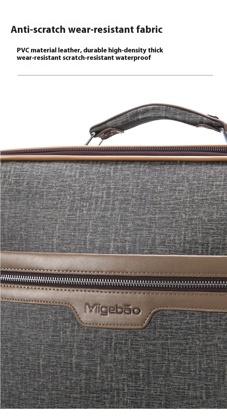 2025 New Retro Multifunctional Trolley Luggage Case High Quality Durable Business Suitcase Unisex High Quality Faux Simple