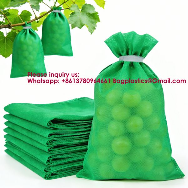 Insect-Proof Fruit Covers Non-Woven Fabric Protective Bags For Outdoor Fruit Trees (For Insects And Birds), Grapes, Guava, Figs, Strawberries, Peaches, And Shine Muscat Grapes.