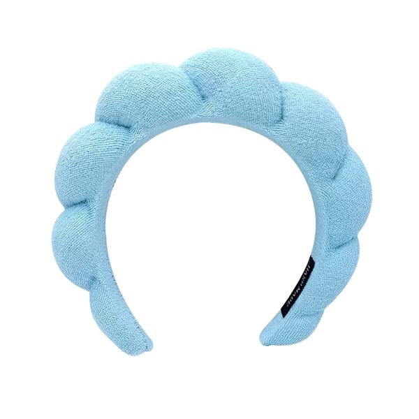 Spa Headband for Women Sponge Puffy Makeup Headband Spa Headband Terry Towel Cloth Fabric Head Band Yoga Washing Face
