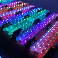 IP68 3D Meteor Tube 1m 0.5m LED Luzes de Natal para Decoração de Parques Balões 3D