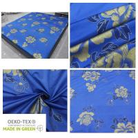 GUANGZHOU Factory Wholesale Shiny Gold Powder Tricot fabric Mattress Fabric