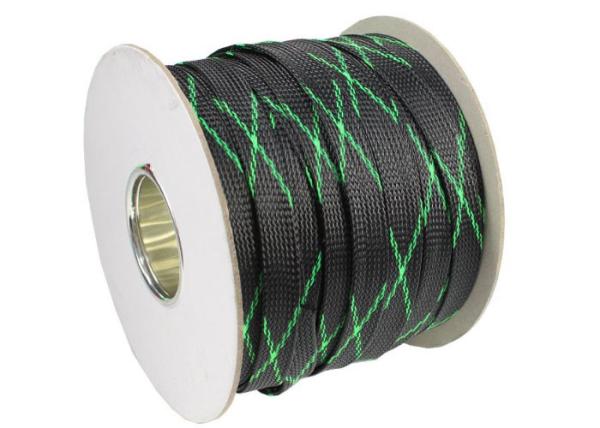 O poliéster Electical trançou Sleeving, chama alta - luva retardadora do fio trançado