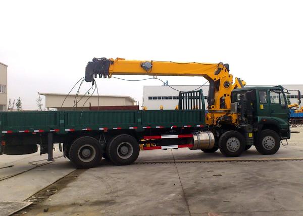 Economical Heavy Things Lift Truck Loader Crane , 16 Ton Truck With Crane