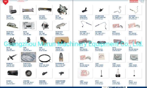 ISP Excavator Turbocharger CX130B ZX140W3 1-87618328-0 8 981851941 Engine Parts