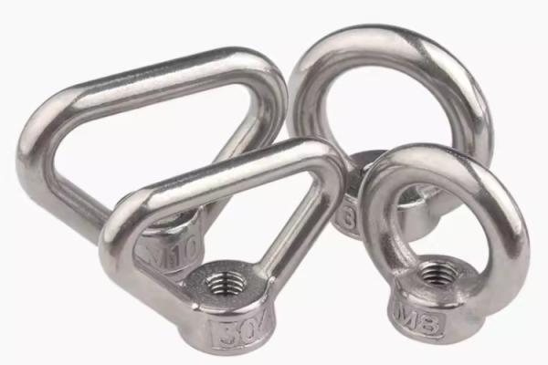 M10 M16  Stainless steel eye Nuts SS 304 SS 316 A2 A4-80 eye bolt with nuts Customized size