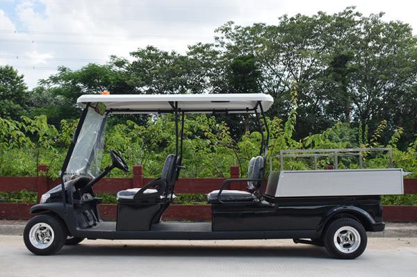4 Seater 48V Electric Golf Cart with Rear Storage Box