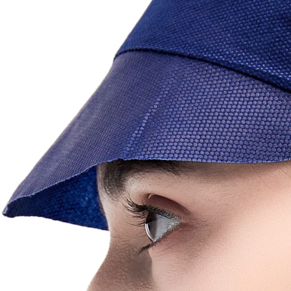 Hubei Haixin Disposable Peaked Worker Cap Fom Food Industry Factory Hot SellingPP SMS Worker Hair Net Snood Peaked Cap Mesh Cap