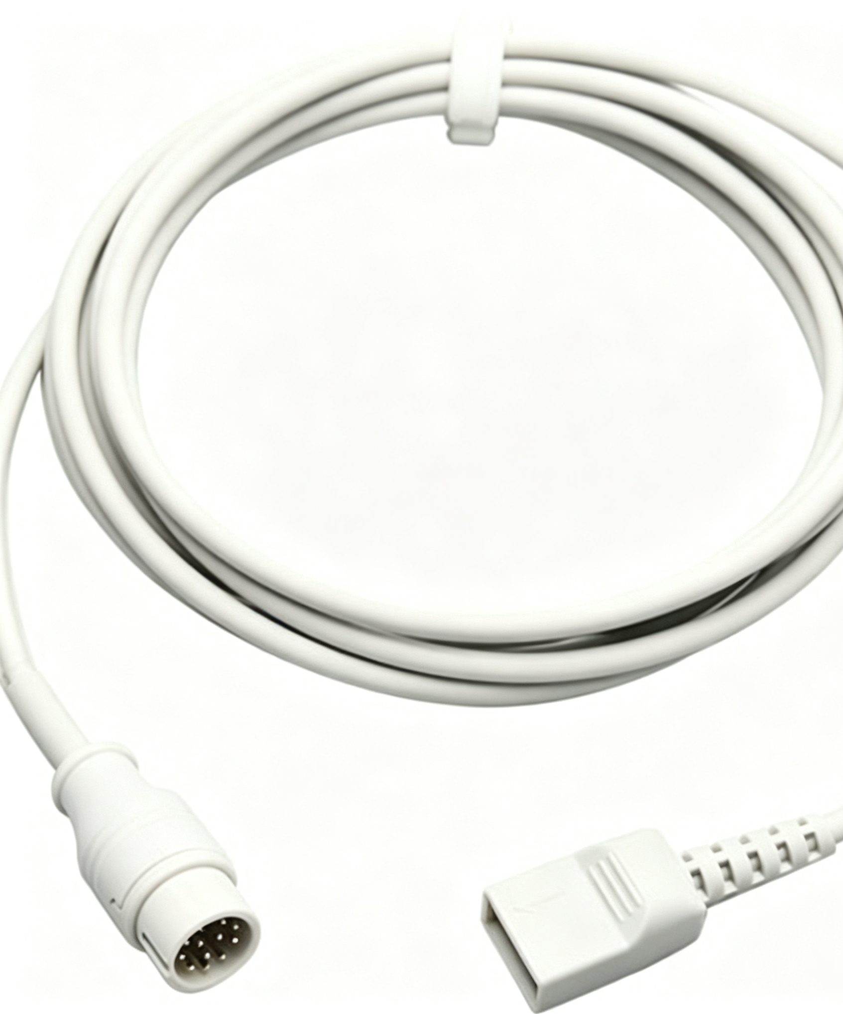 OEM / ODM Pressure Transducer Cable CE Certified 12 Pin Cable Compatible With Comen