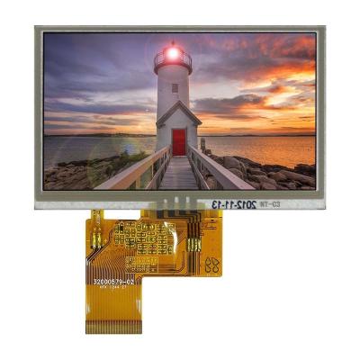 800*480 Custom LCD Display With Touch Panel For Automotive Device