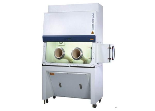 Stainless Steel Hospital Lab Furniture , Class III Biosafety Cabinet LCD Display
