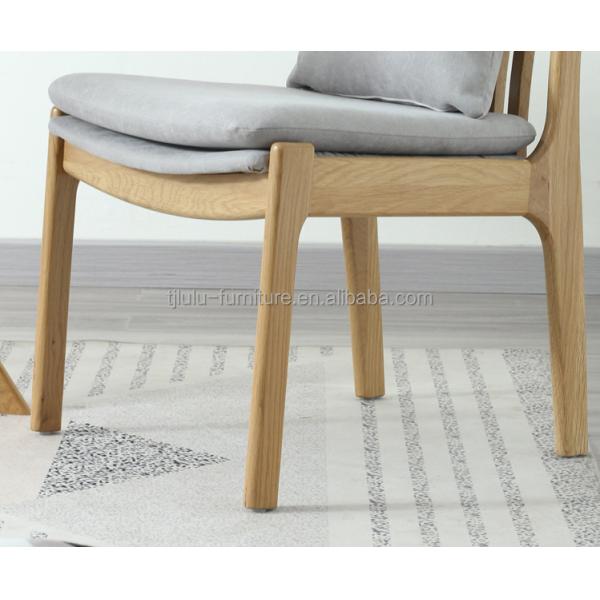 Modern Restaurant Hotel Fabric Wooden Armrest Chair Upholstered Wood Dining Chair with Upholstery in Bulk