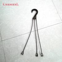 Cintre accrochant 1% en plastique résistant UV de pot de fleur d'ODM de crochet de HDPE de haute catégorie