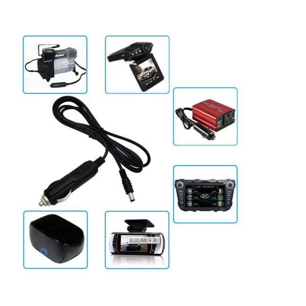 DC Car Cigarette Lighter 5.5mm * 2.1mm 12V Auto Power Supply Cable
