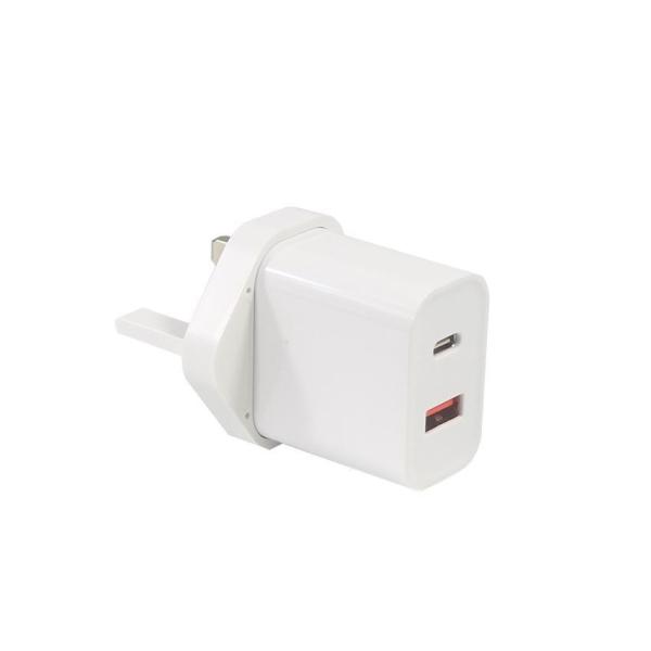 20W USB-C PD Fast Charger with QC3.0 for Mobile Phones