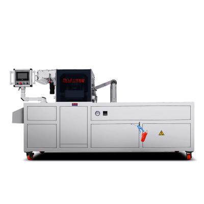 atmosfera contínua de Tray Sealer Machine Vacuum Modified do alimento 6500W com mistura de gases