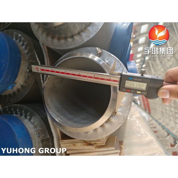 ASTM A213 TP347H Stainless Steel HF Welded Finned Solid Tubes for Heating Furnaces