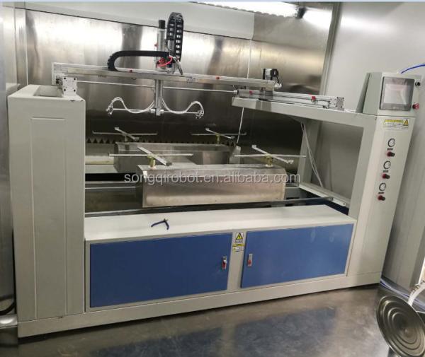 Laptop Shell 208V 5 Axis Spray Painting Machine Reciprocating Single Phase Three Wire