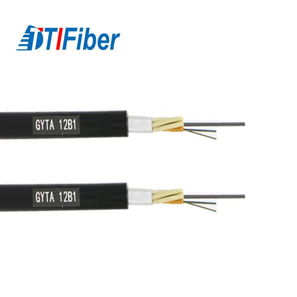 Único modo do cabo de fibra ótica blindado subterrâneo exterior de G652D
