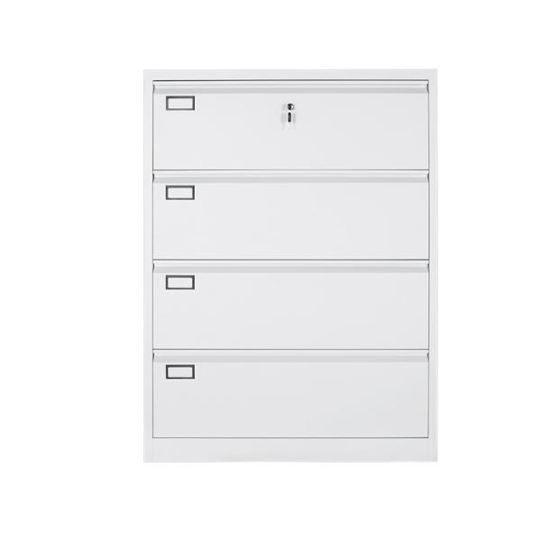 Lateral Steel Drawer Cabinet RAL Color Metal Material