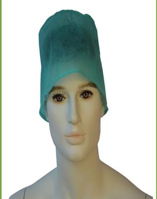 Bouffant descartáveis da tela de Spunbond esfregam a força de alta elasticidade dos tampões 61x14 Cm
