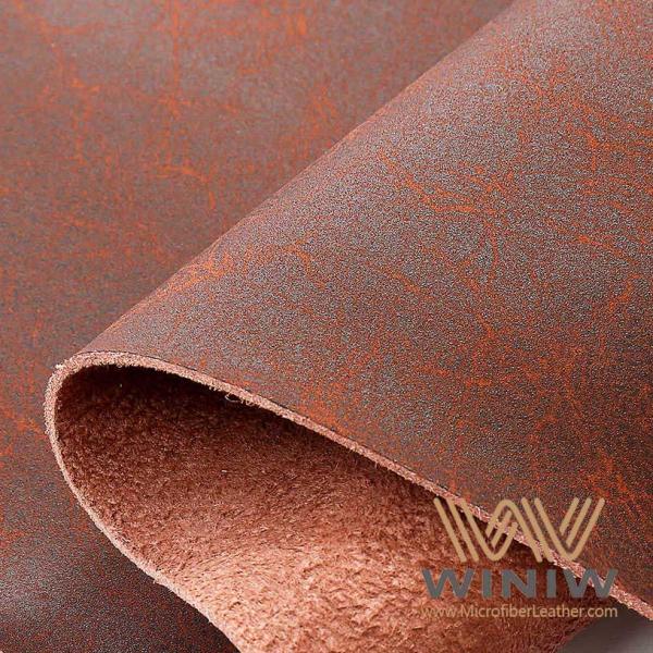 1.4mm Thickness Bags Vegan Leather Acorn Calf Soft Synthetic Leather Material