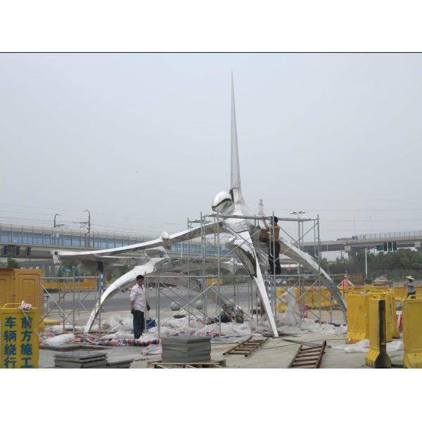 Modern Large Abstract Metal Sculpture Park Art Decoration 6 Meter Height