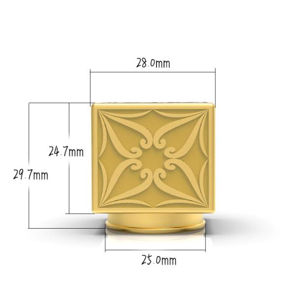 сплав цинка 76g покрывая крышки флакона духов шеи FEA 15