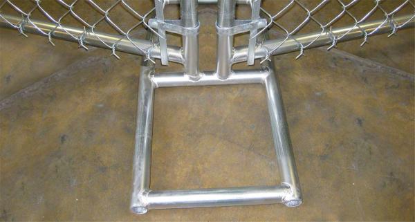 chain link temporary construction fence panels 6FT X 10F Mesh 2 3/8  x 2 3/8 ( 60mm x 60mm ) x 12 gauge wire