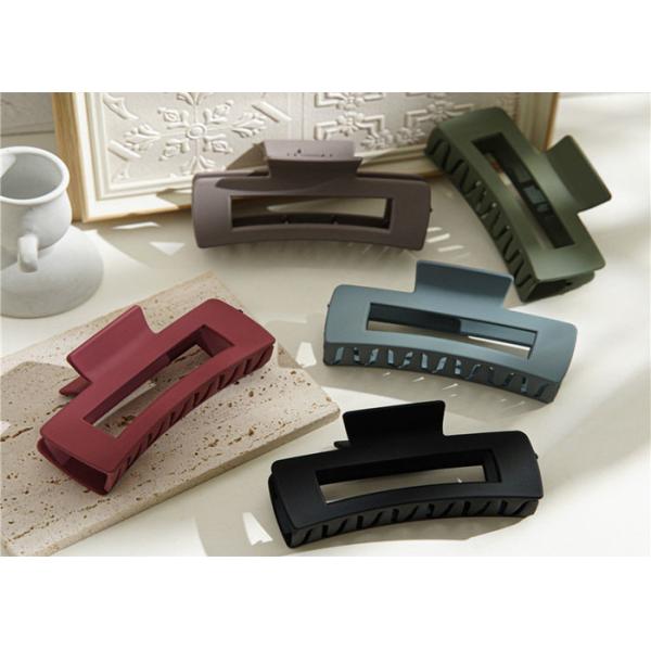 Ins resin headbands accessories Morandi Hair grab clip simple large girl grab clip back of head shark clip