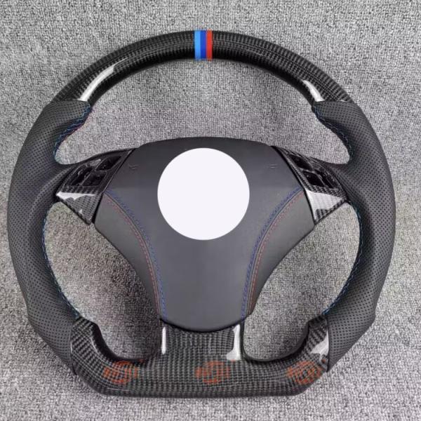 B-M-W's Full Range Of Peachwood Carbon Fiber Leather Steering Wheels