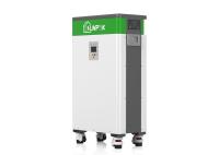 L'affichage à cristaux liquides montrent tous dans un système de remisage des batteries solaire de puissance de l'installation de batterie solaire d'ESS 5kW 10.24kWh LiFePO4