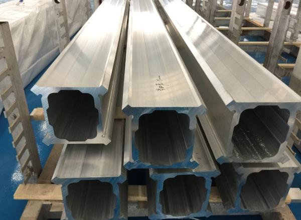 Mining Industry Aluminium Extrusion Pipe 23 Feet  Alum Extrusion Profile