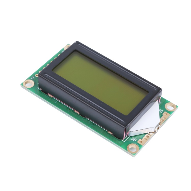 Character 8x2 LCD Display Mono LCM Liquid Crystal Module With AIP31066 Driver IC